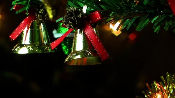 Nový rok Vánoční dekorace — Stock video
