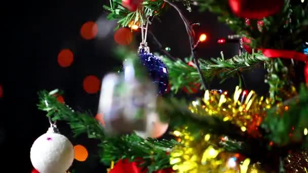 Νέο έτος διακόσμηση Χριστουγέννων — Αρχείο Βίντεο