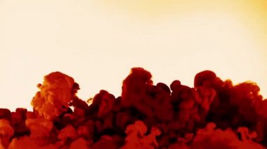 Boya mürekkep sualtı içinde sıçramak