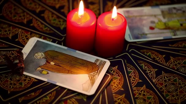 Tarjetas del Tarot — Vídeo de stock