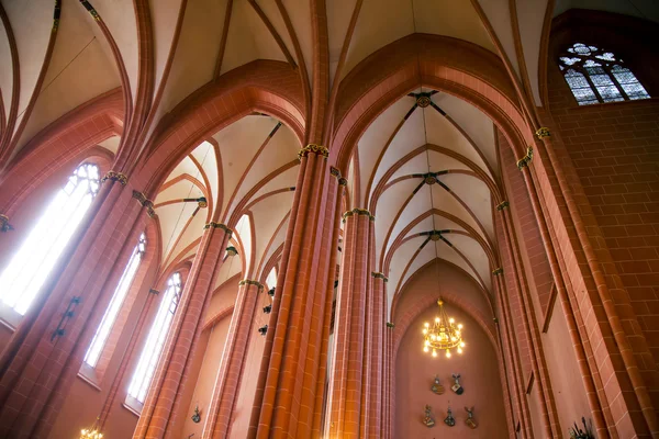 St Catherine Kilisesi Alman Katharinenkirche Lutheran — Stok fotoğraf