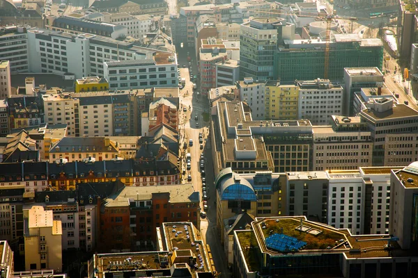 Cityscape Frankfurt Almanya — Stok fotoğraf