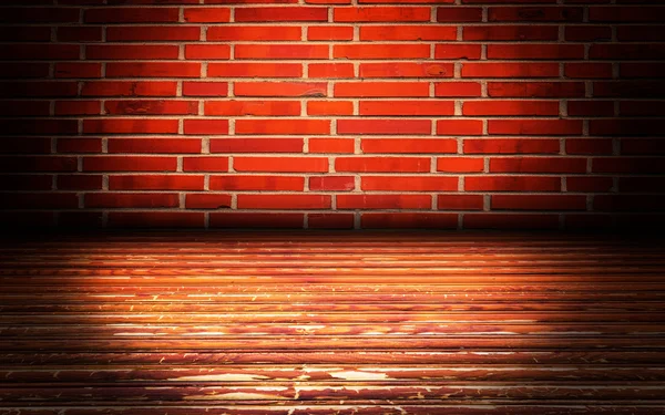 Abstract Brick Interior Walls Stage Background — Stock Photo, Image