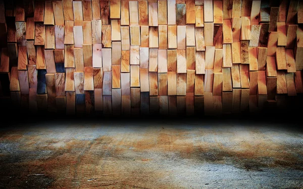 Abstract Wooden Interior Walls Stage Background — Stock Photo, Image