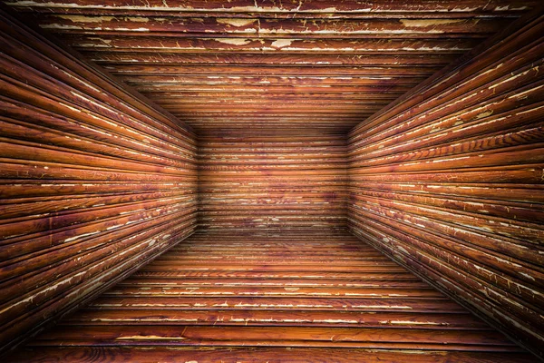 抽象的な都市木製インテリア背景の部屋ステージ — ストック写真