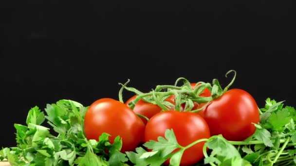 Parsley and Tomato — Stock Video