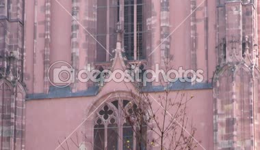 St Bartholomew katedral kubbe kule Frankfurt Almanya