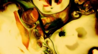 Soyut renkli boya mürekkep sıvı patlayabilir Difüzyon Psychedelic patlama hareketi