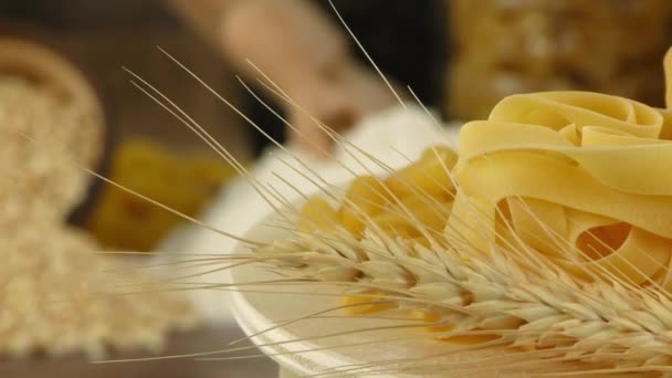 Pastelería de pasta de macarrones — Vídeos de Stock