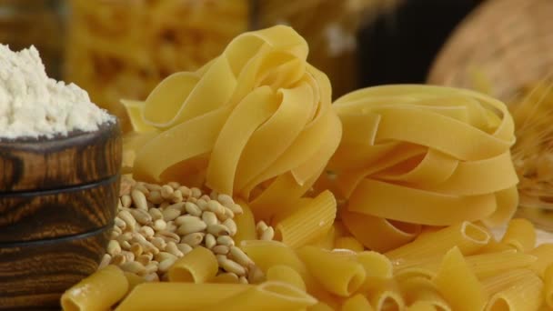 Maccheroni Pasticceria — Video Stock