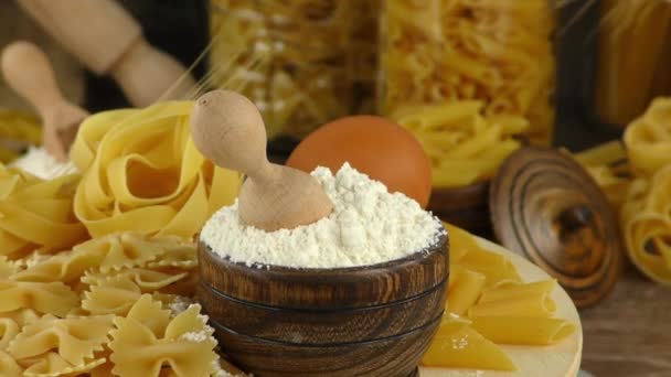 Pastelería de pasta de macarrones — Vídeo de stock