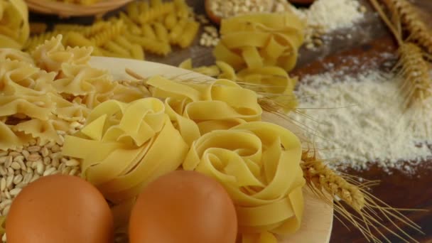 Pastelería de pasta de macarrones — Vídeo de stock