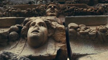 Afrodizyak Roma Antik Kentinde Duvarda Mermer Yüzler