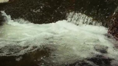 Green Nature 'daki Creek Wiew' daki ilahi şelale.