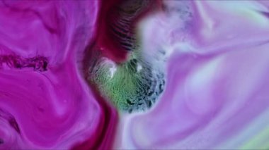 Soyut Renkli Mürekkep Boyası Patlama Gerçeküstü Şekiller