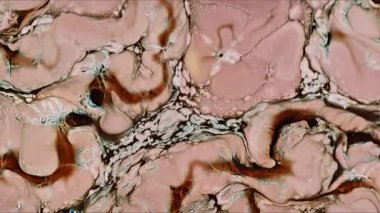 Soyut Renkli Mürekkep Boyası Patlama Gerçeküstü Şekiller