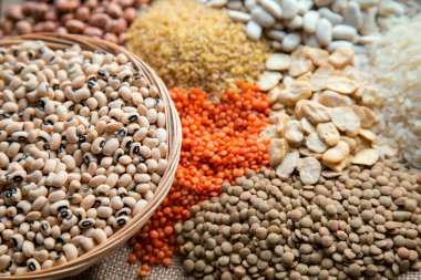 Baklagiller Dlicious ve sağlıklı Mix gıda