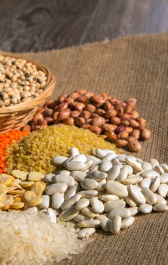 Baklagiller Dlicious ve sağlıklı Mix gıda