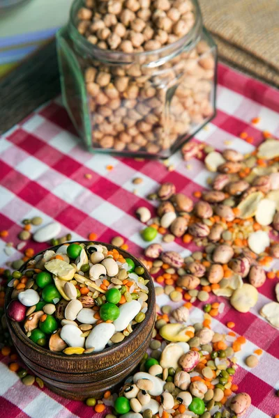 Legumi Dlicious and Healthy Mix Food — Foto Stock