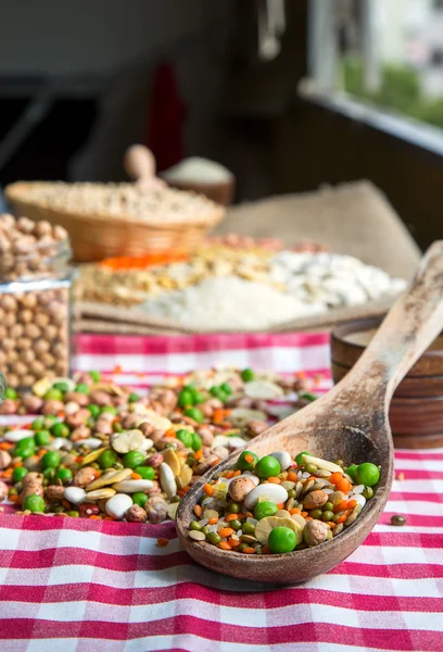 Legume Alimente delicioase și sănătoase amestecate — Fotografie, imagine de stoc