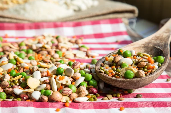 음식과 건강 혼합 콩 Dlicious — 스톡 사진