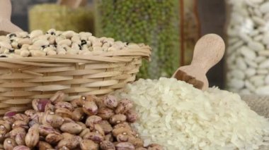 Baklagiller sağlıklı ve doğal karma gıda