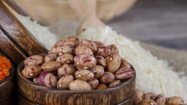 Baklagiller sağlıklı ve doğal karma gıda
