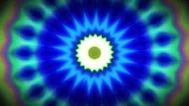 Bu soyut kaleydoskop videosu canlı renkler, simetrik desenler ve düz aynalı hareket içerir. Hipnotik ve görsel olarak çekici bir etki yaratır..