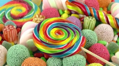 Tatlı şeker jöle Bonbon lolipop şeker aperatifler karışık