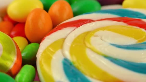 Doces de geleia Doce Snack Sugarly lolly Sobremesa — Vídeo de Stock