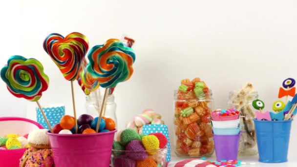 Ζελέ Candy γλυκό σνακ Sugarly Λόλλη επιδόρπιο — Αρχείο Βίντεο