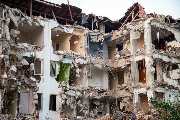 Abandoned Rundown Building Construction Area — Stock Photo, Image