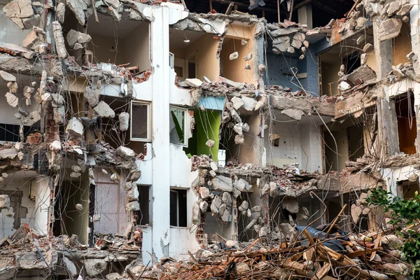 Abandoned Rundown Building Construction Area — Stock Photo, Image