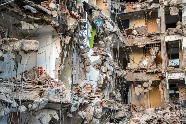 Abandoned Rundown Building Construction Area — Stock Photo, Image