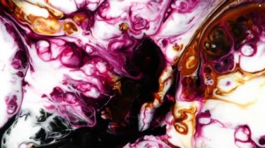 Soyut renkli boya mürekkep sıvı patlayabilir Difüzyon Pshychedelic patlama hareketi