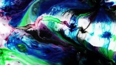 Soyut renkli boya mürekkep sıvı patlayabilir Difüzyon Pshychedelic patlama hareketi