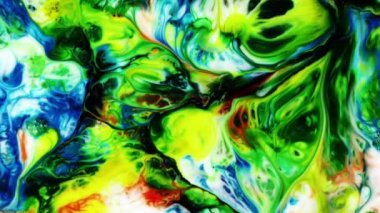 Soyut renkli boya mürekkep sıvı patlayabilir Difüzyon Pshychedelic patlama hareketi