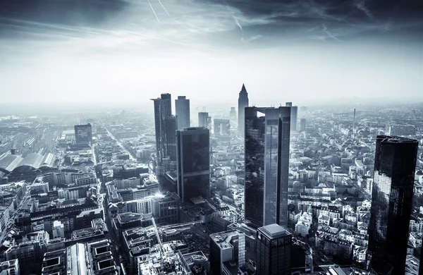Frankfurt siyah beyaz manzara