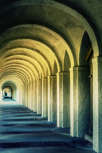 Corridor Mystique en Pierre Ancienne Rome — Photo