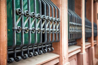 Demir Rusty pencere çit