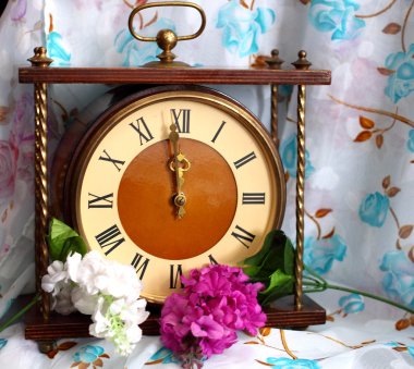 Vintage saat gece yarısı