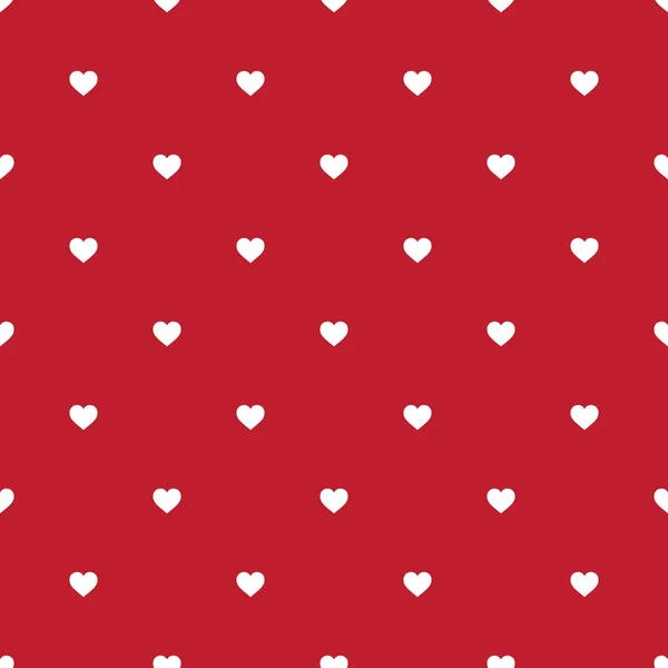 Vector seamless background with litlle hearts — Stock Vector