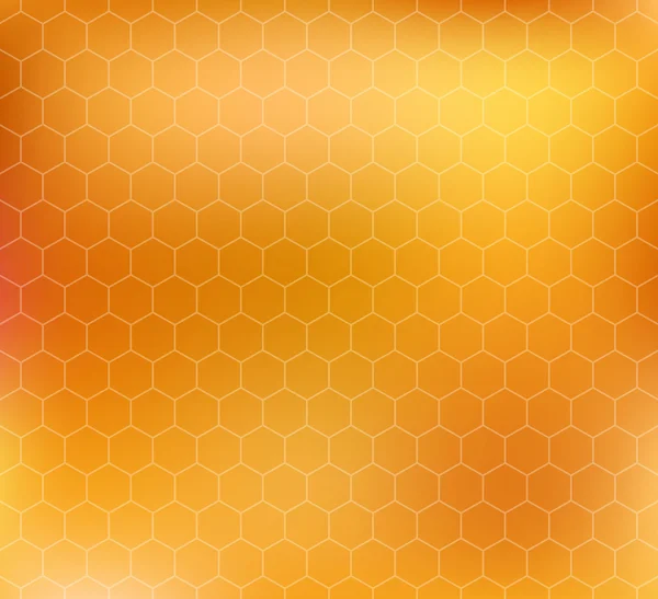 Vector pattern with honeycombs — Stock Vector