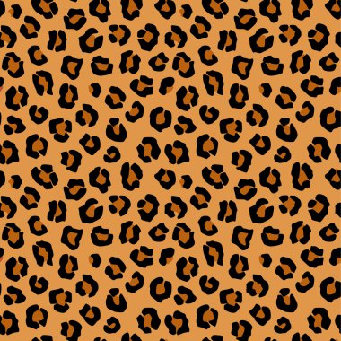 vektör sorunsuz leopar deseni