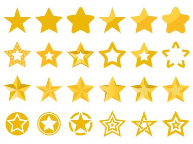 vektör yıldız toplama