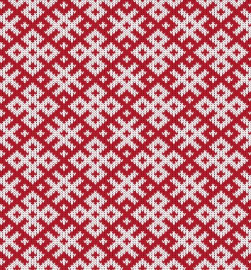 sorunsuz arka plan dekoratif desenli örgü vektör