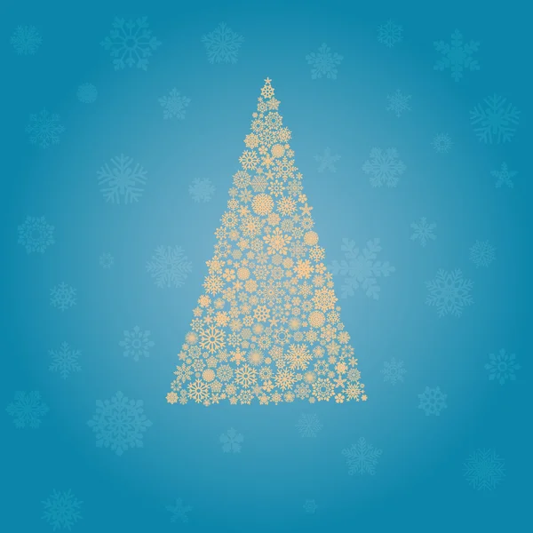 Векторна новорічна та різдвяна листівка — стоковий вектор