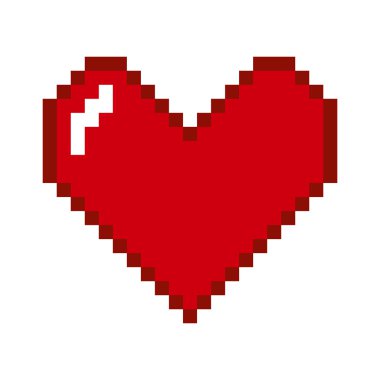 vektör geometrik kalp