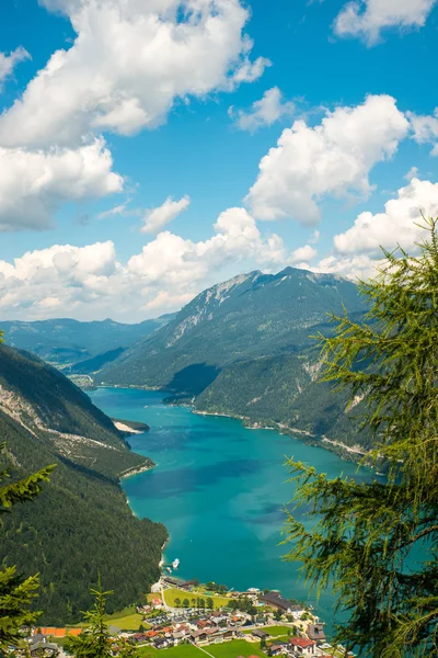 Vacation at the Achensee in Austria Stock Photo