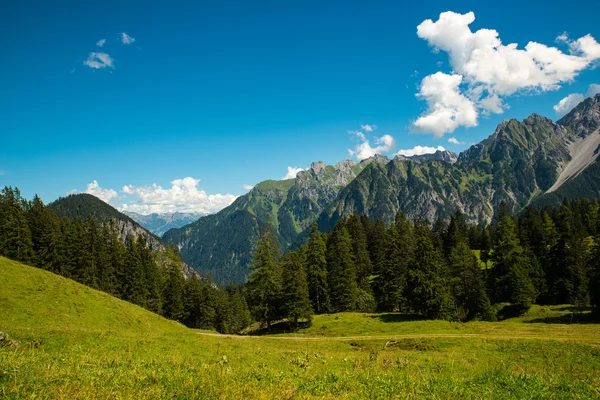 Nice Brandnertal в Австрии — стоковое фото